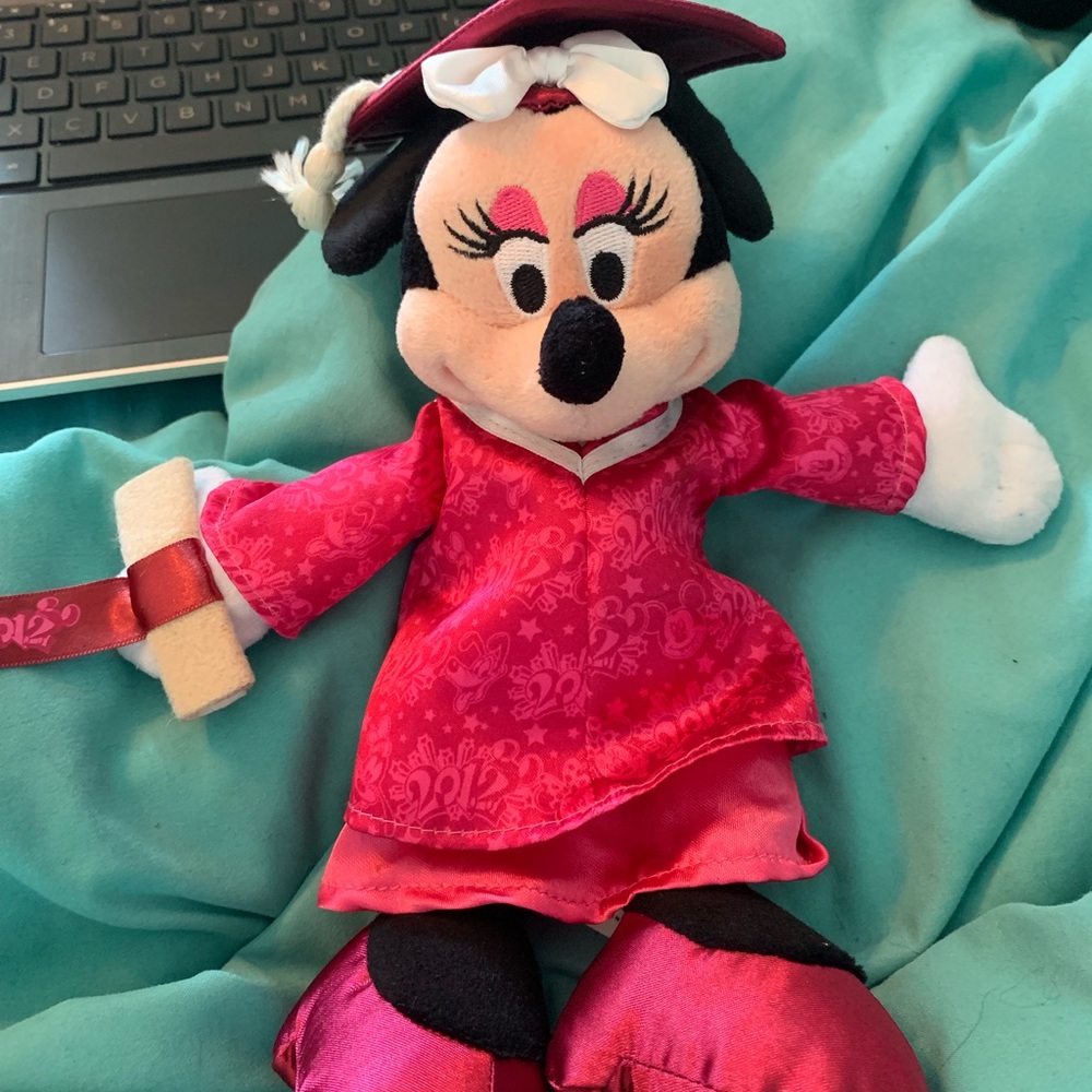 2012 Graduation Minnie Mouse Plush